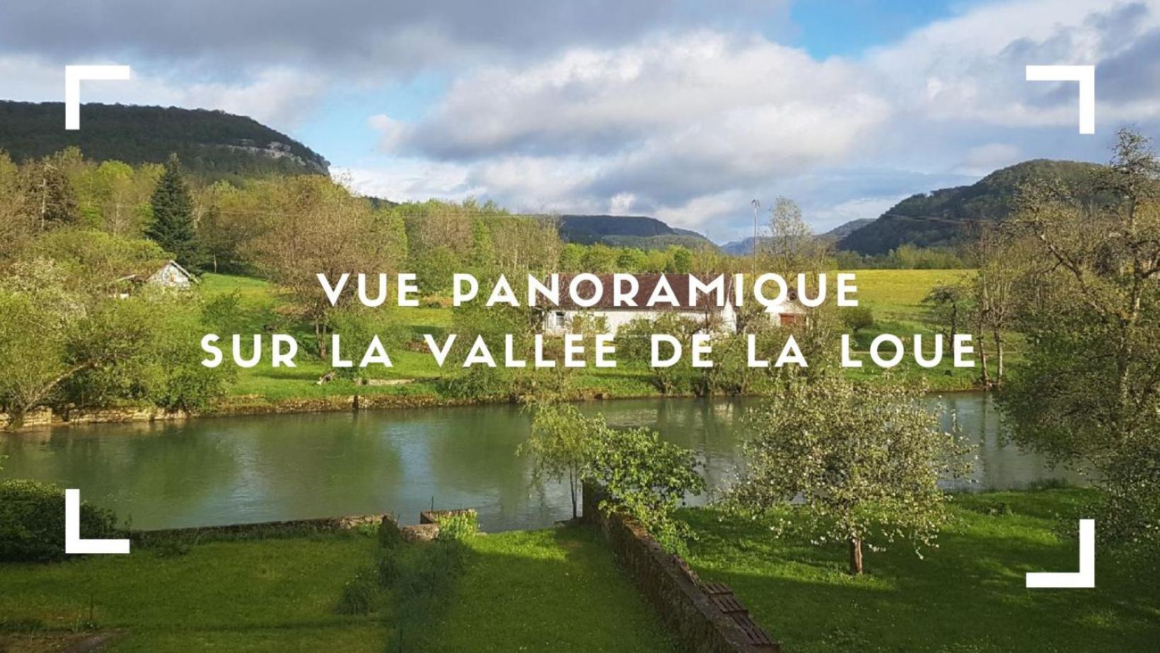 Maison De Vacances - Vue Panoramique Riviere Ornans Buitenkant foto